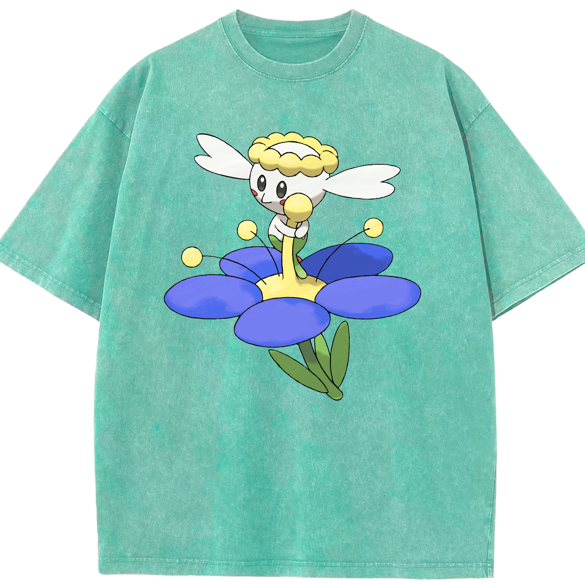 （画像用） ポケットモンスター Pokémon 綿100% ヴィンテージ風 半袖Tシャツ（フロントプリント）